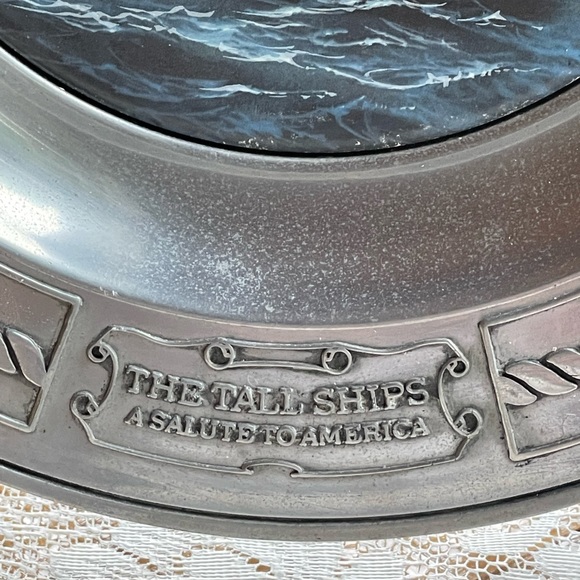 Commemorative plate, tall ships gather in NY harbor 1976 - Picture 3 of 11